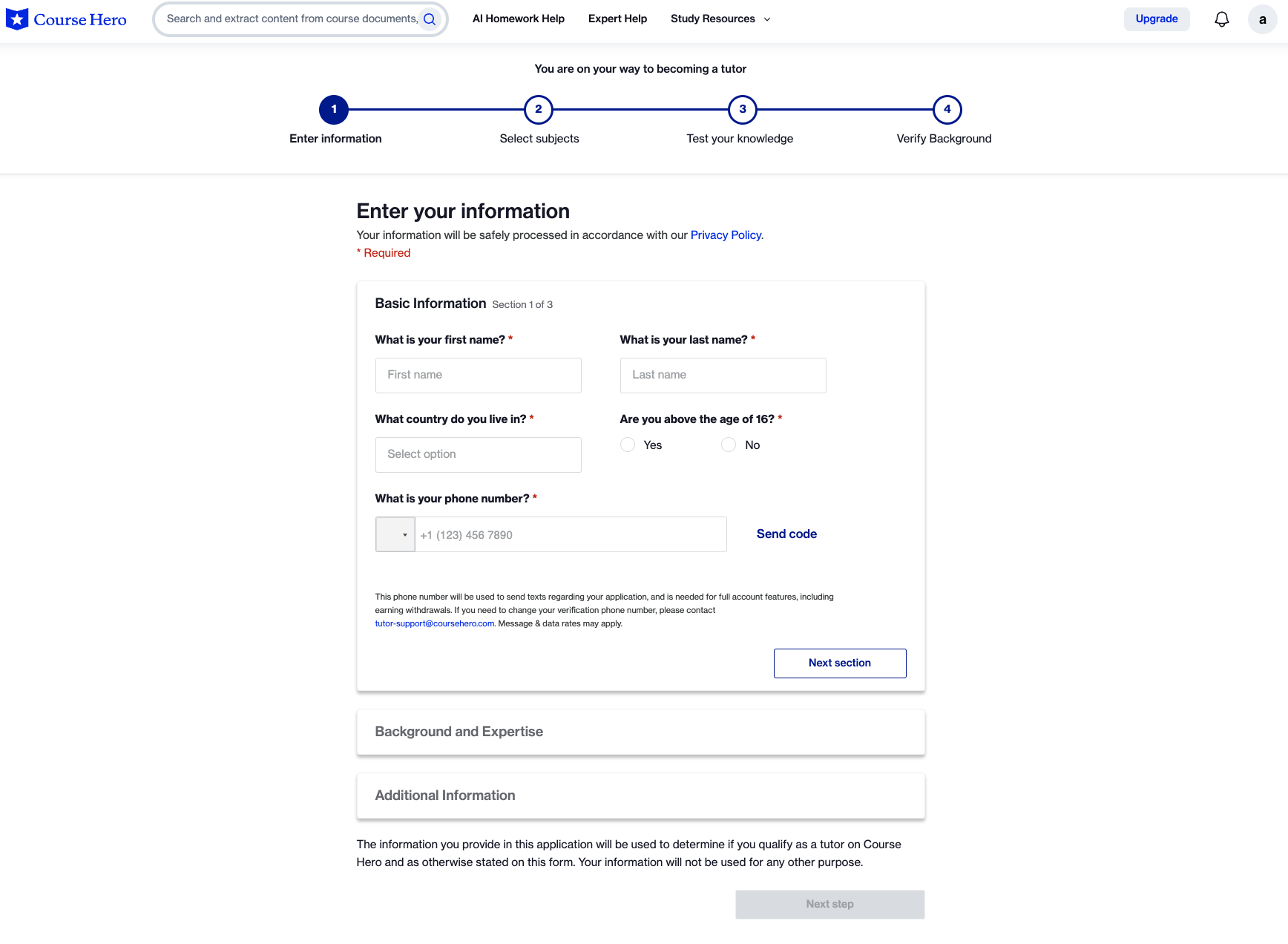 How do I apply to be a tutor on Course Hero? – Customer Support ...